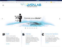 Tablet Screenshot of datalabconsulting.com